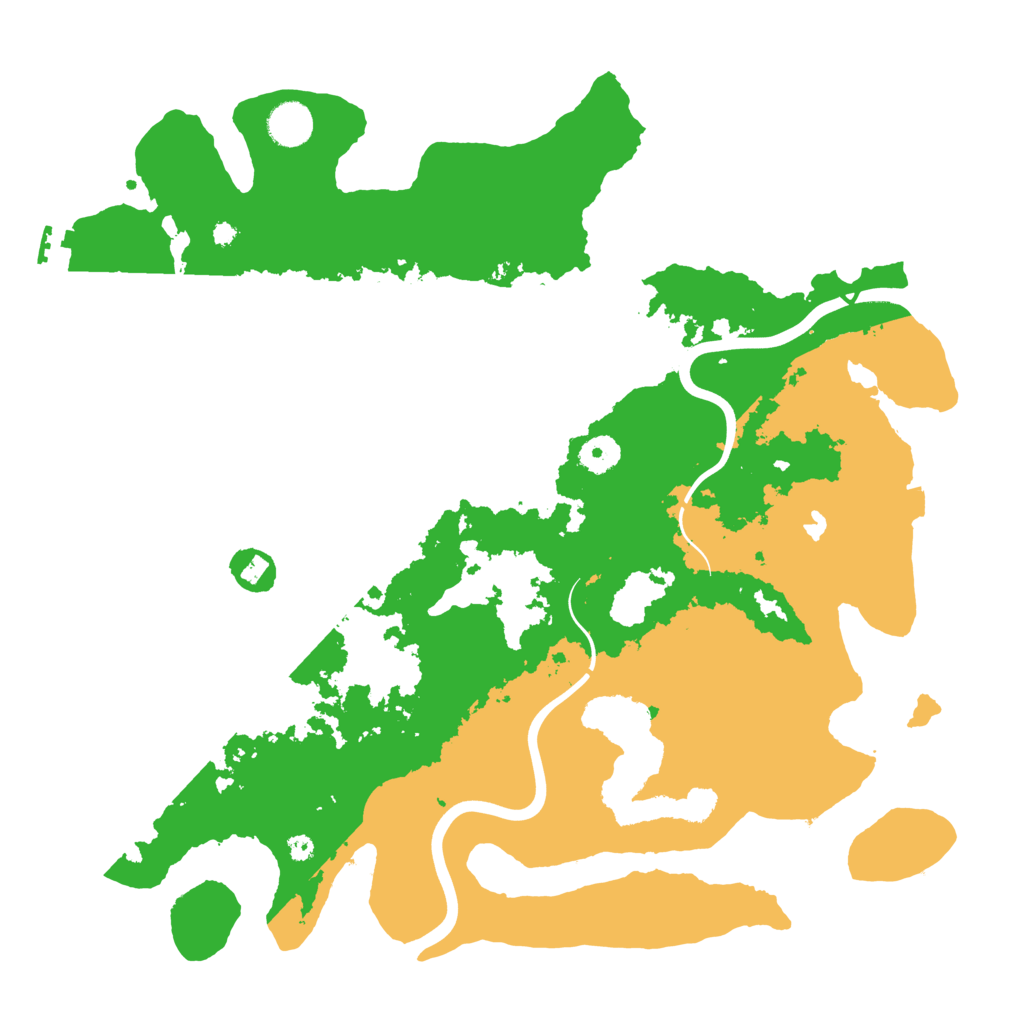 Biome Rust Map: Procedural Map, Size: 4000, Seed: 2001973402