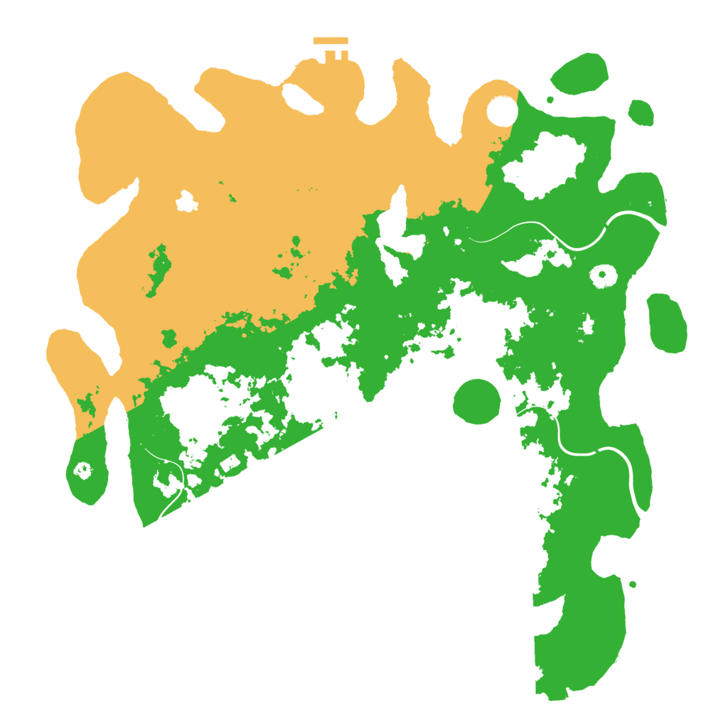 Biome Rust Map: Procedural Map, Size: 4250, Seed: 342976892