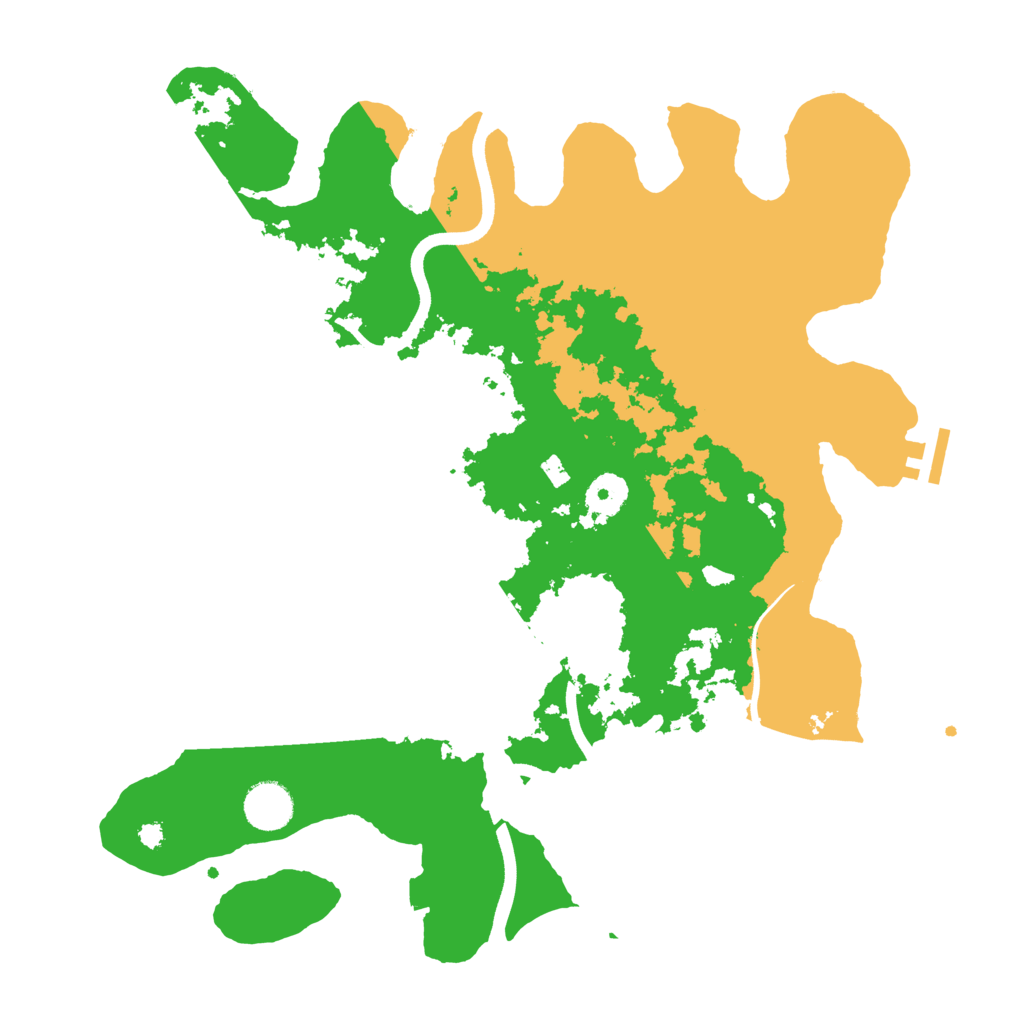 Biome Rust Map: Procedural Map, Size: 3700, Seed: 1166708824