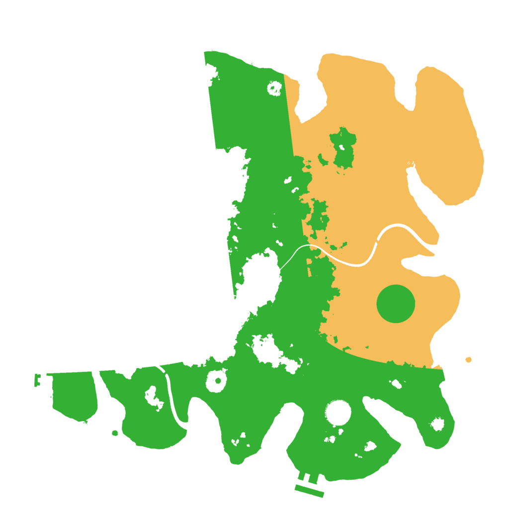 Biome Rust Map: Procedural Map, Size: 3500, Seed: 865454790
