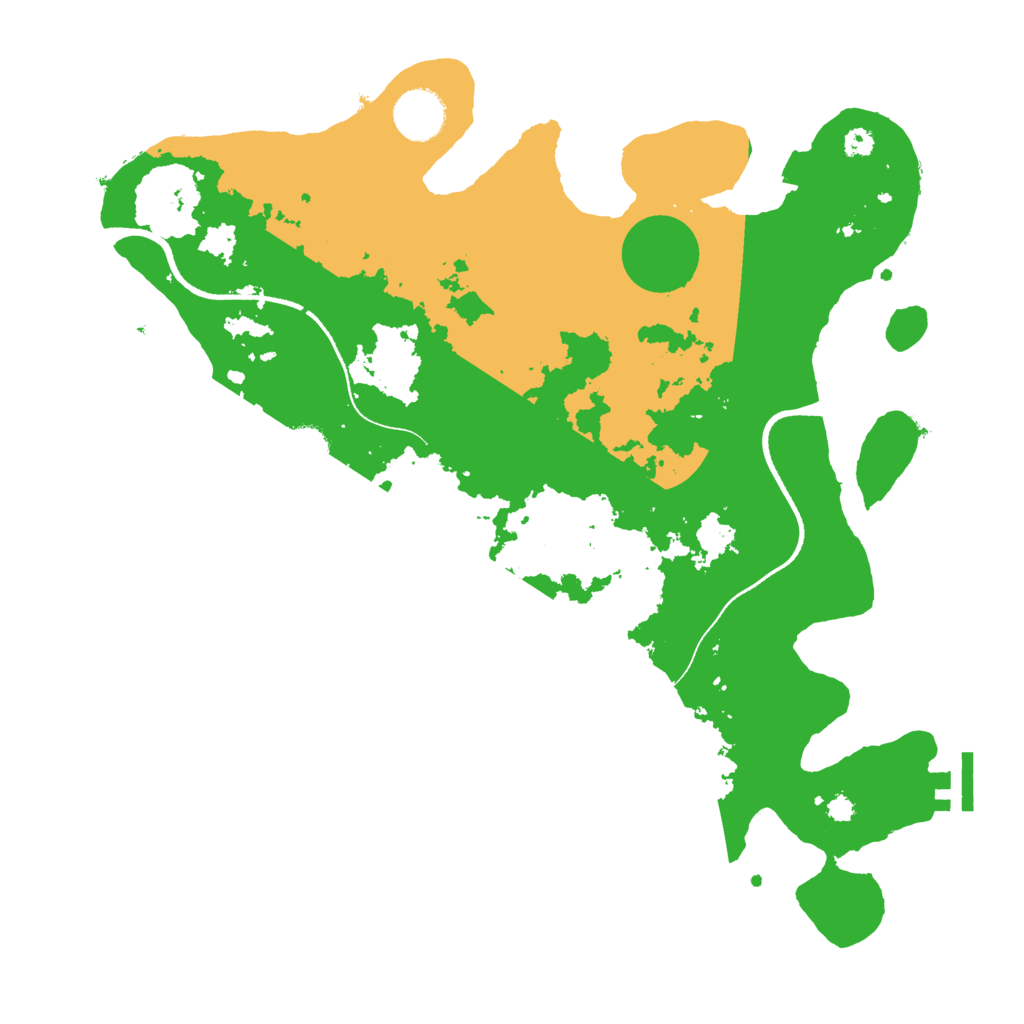 Biome Rust Map: Procedural Map, Size: 3500, Seed: 1562320593