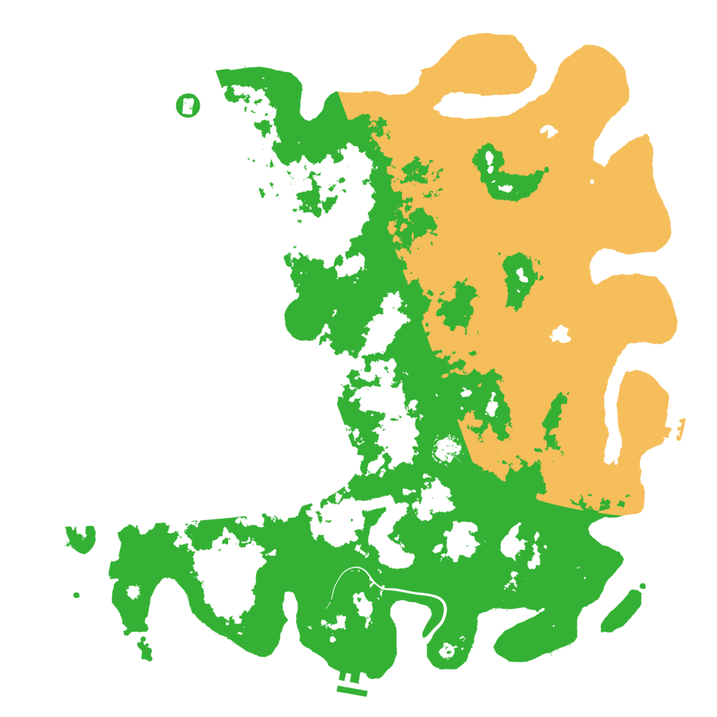 Biome Rust Map: Procedural Map, Size: 4750, Seed: 1345431475