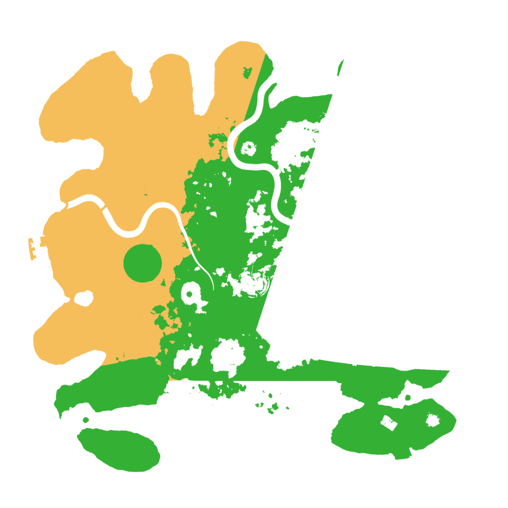 Biome Rust Map: Procedural Map, Size: 3500, Seed: 10122019