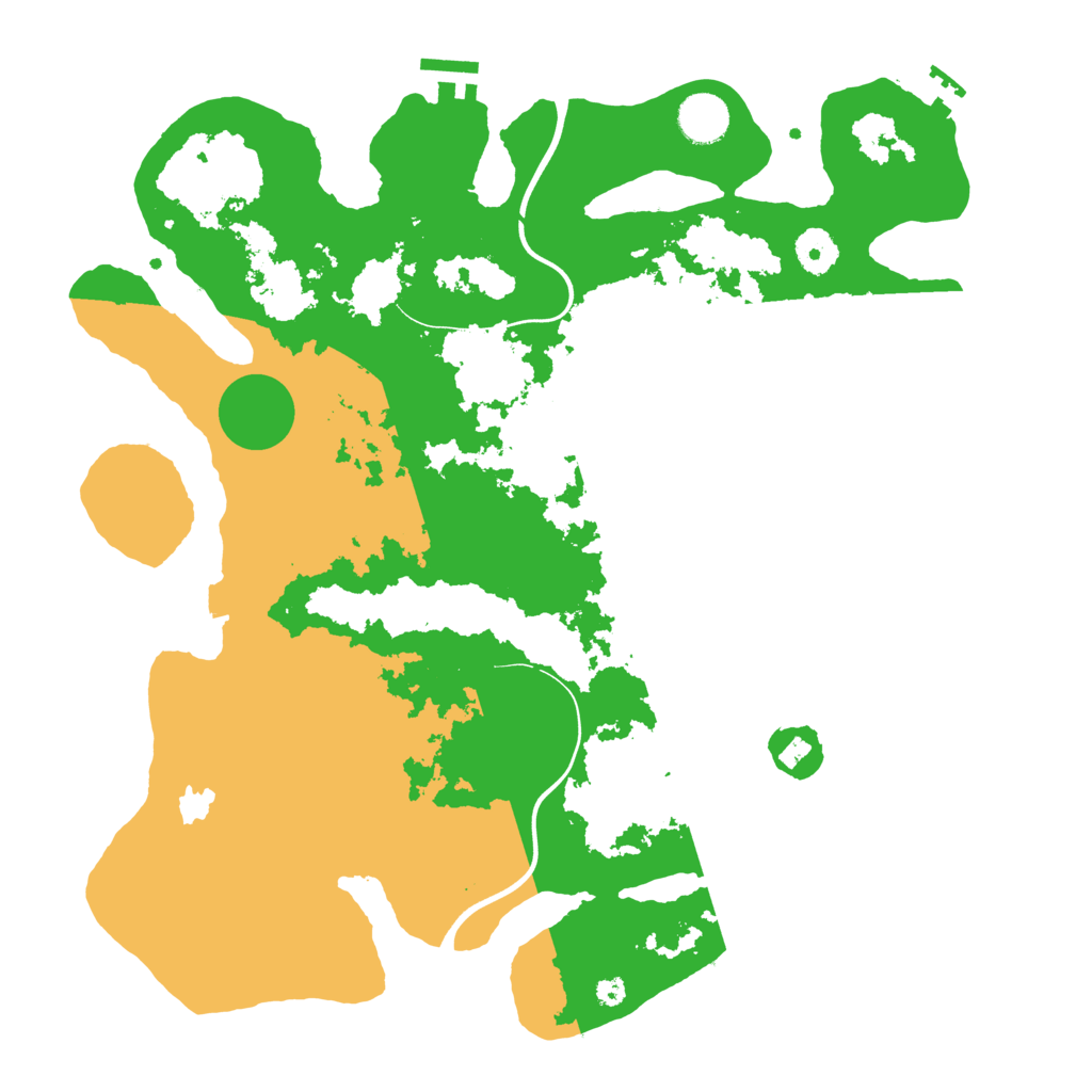 Biome Rust Map: Procedural Map, Size: 3800, Seed: 7498831