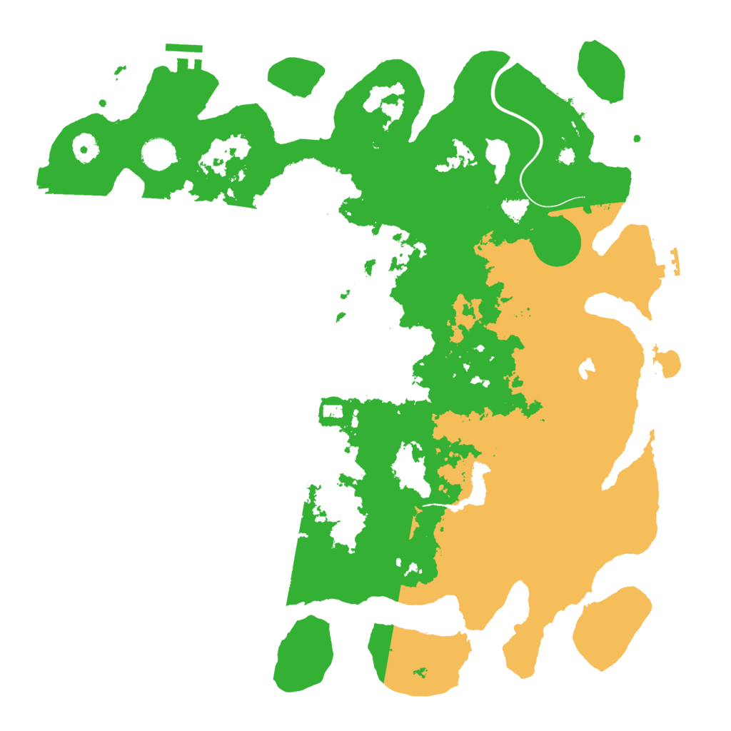 Biome Rust Map: Procedural Map, Size: 4000, Seed: 943295400