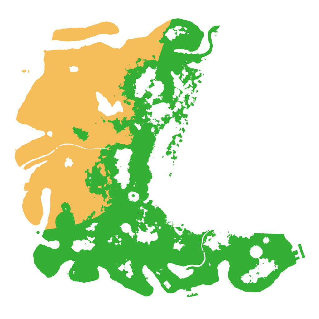 Biome Rust Map: Procedural Map, Size: 4500, Seed: 1598532344