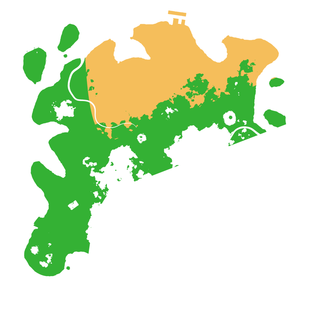Biome Rust Map: Procedural Map, Size: 3500, Seed: 69011809