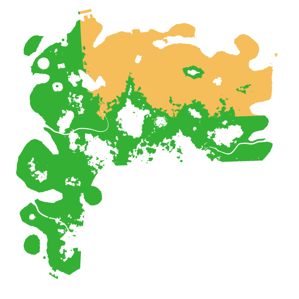 Biome Rust Map: Procedural Map, Size: 4500, Seed: 886636417