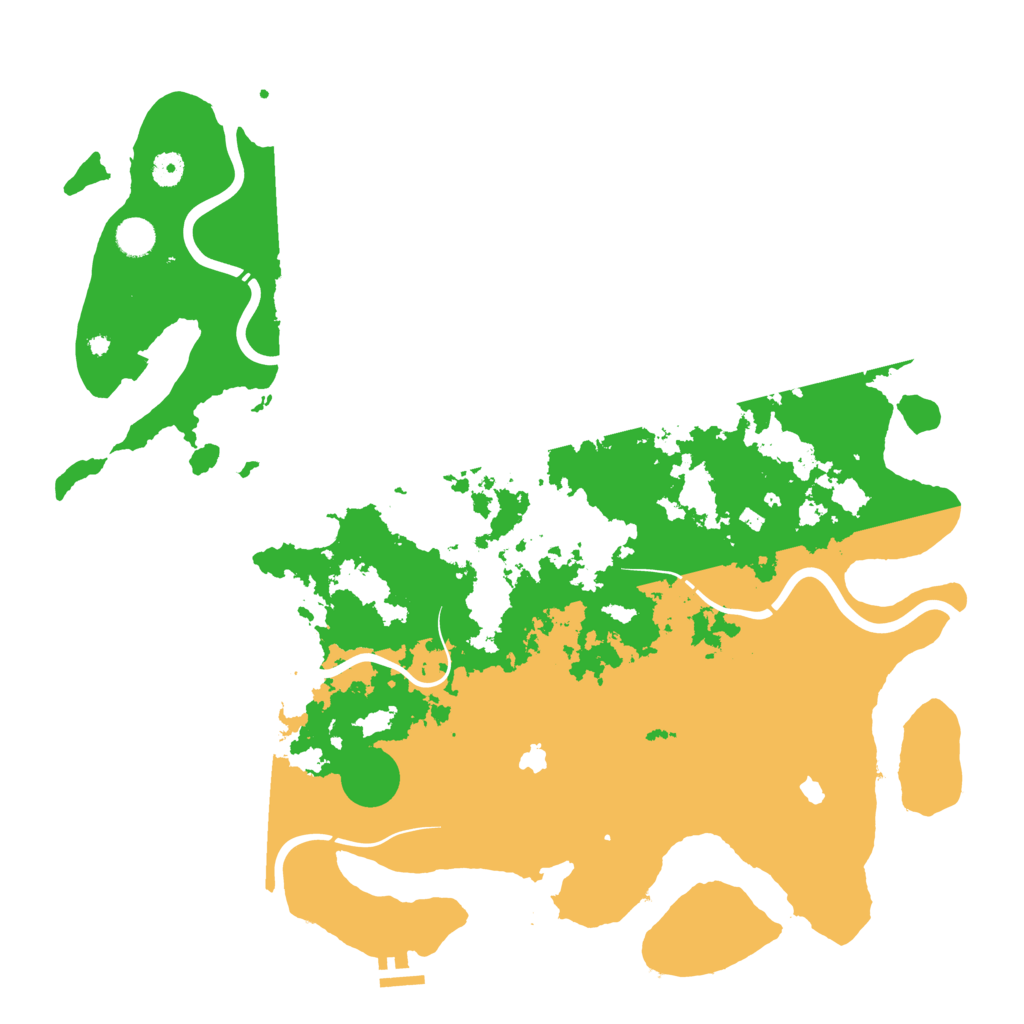 Biome Rust Map: Procedural Map, Size: 4600, Seed: 5102512