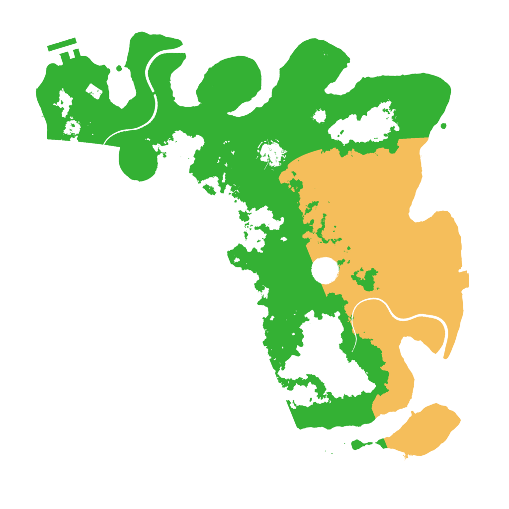Biome Rust Map: Procedural Map, Size: 3500, Seed: 1792264263