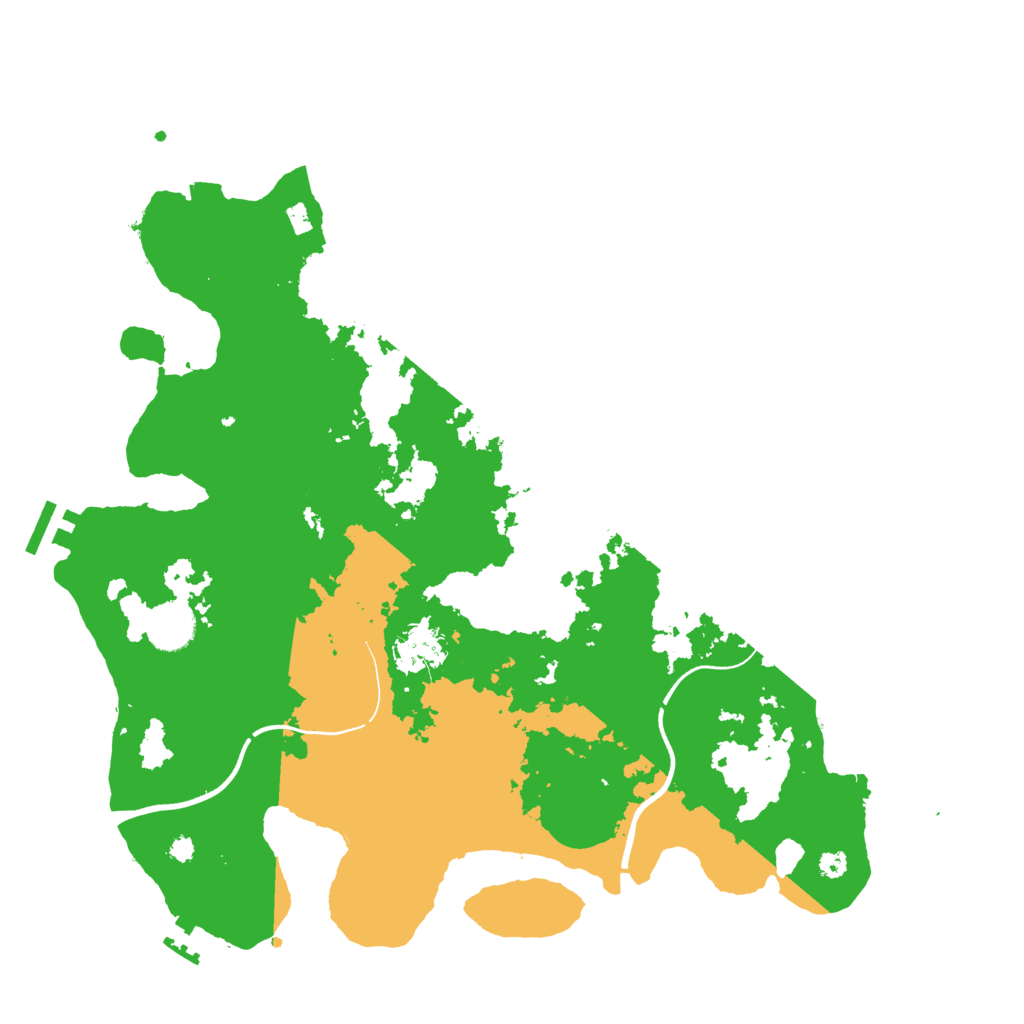 Biome Rust Map: Procedural Map, Size: 3750, Seed: 1857266410