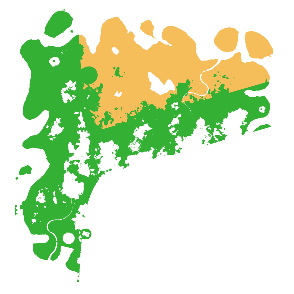 Biome Rust Map: Procedural Map, Size: 4500, Seed: 22398