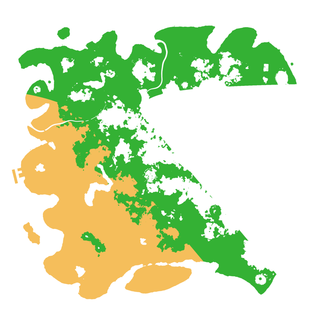 Biome Rust Map: Procedural Map, Size: 4500, Seed: 465461144