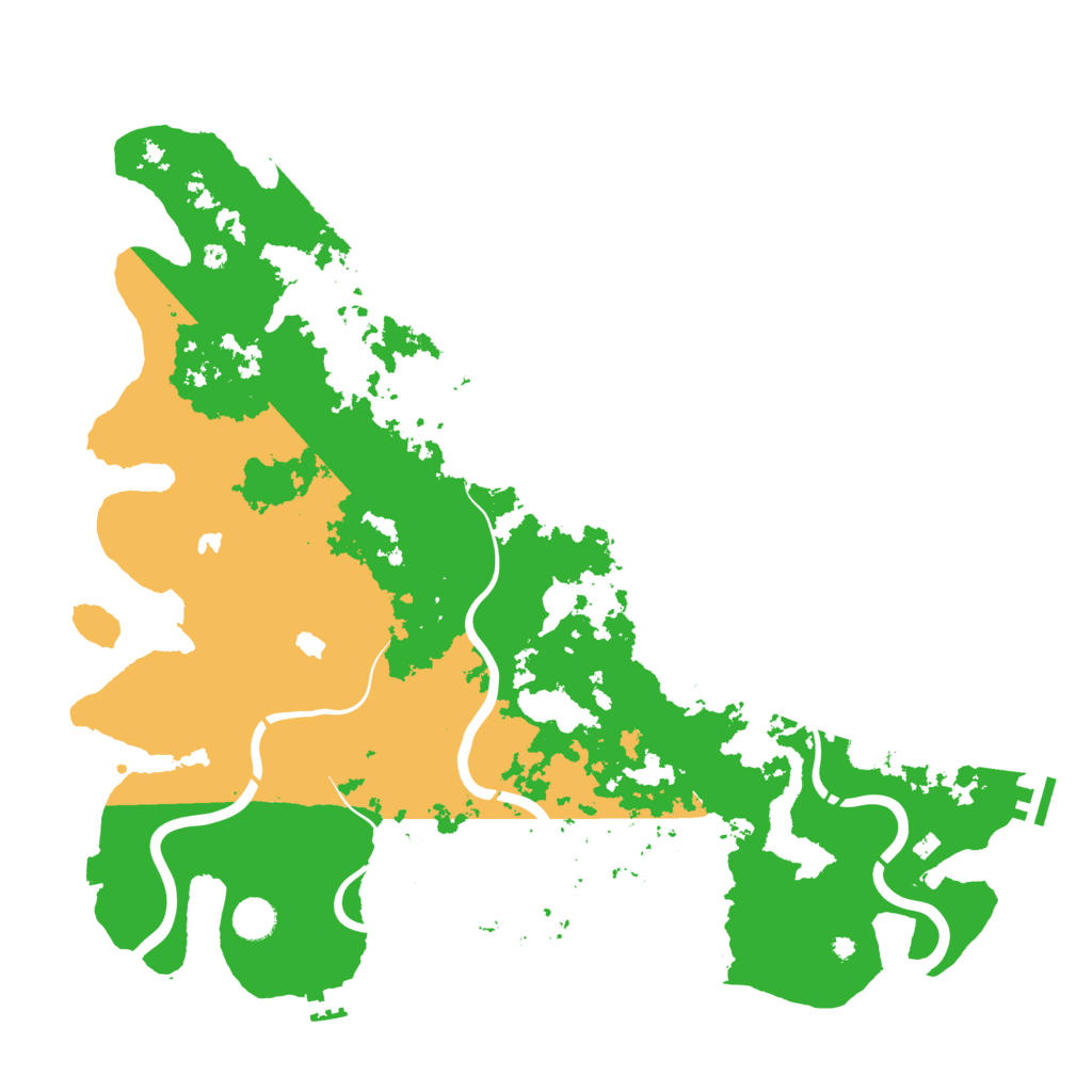 Biome Rust Map: Procedural Map, Size: 4500, Seed: 1962821707