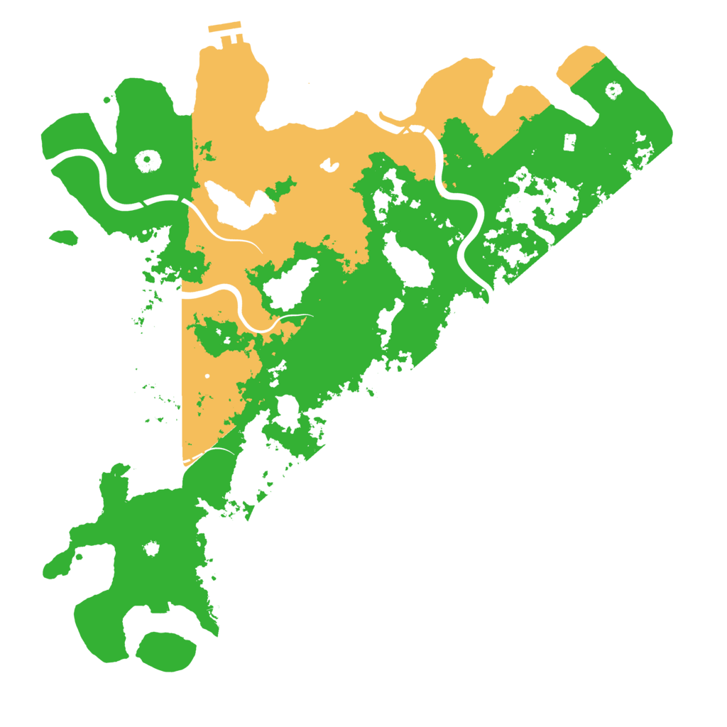 Biome Rust Map: Procedural Map, Size: 4500, Seed: 1544271091