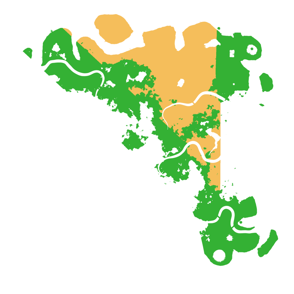 Biome Rust Map: Procedural Map, Size: 4300, Seed: 43156281