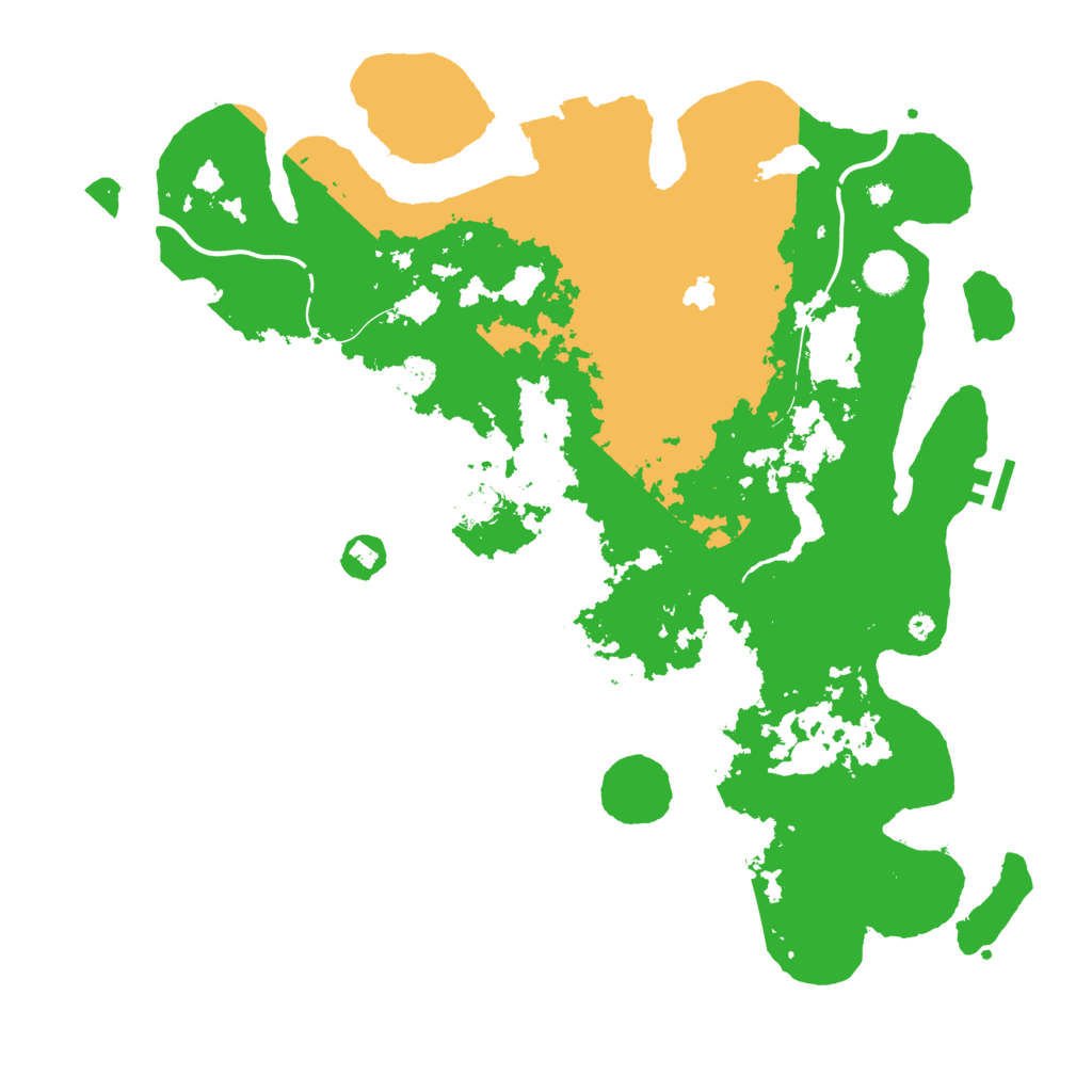 Biome Rust Map: Procedural Map, Size: 4300, Seed: 43156281