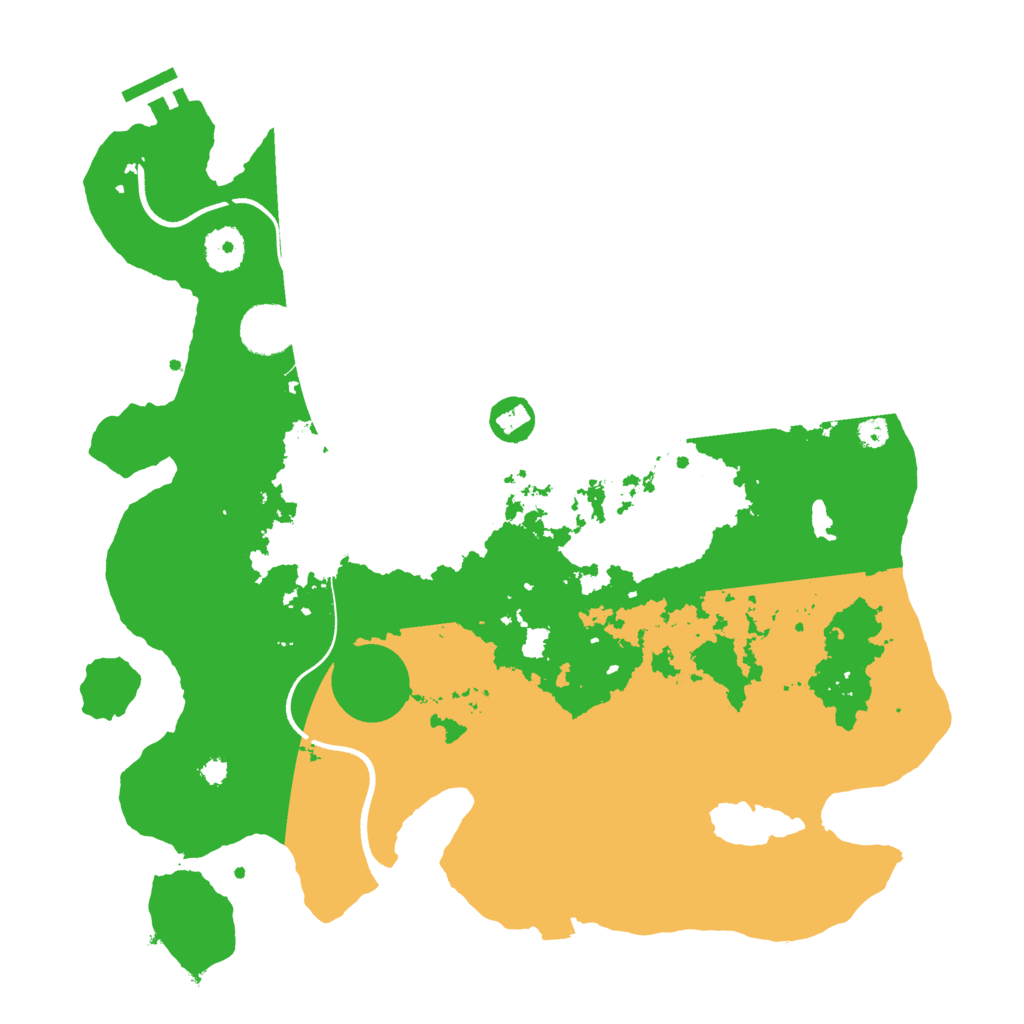 Biome Rust Map: Procedural Map, Size: 3600, Seed: 3267457