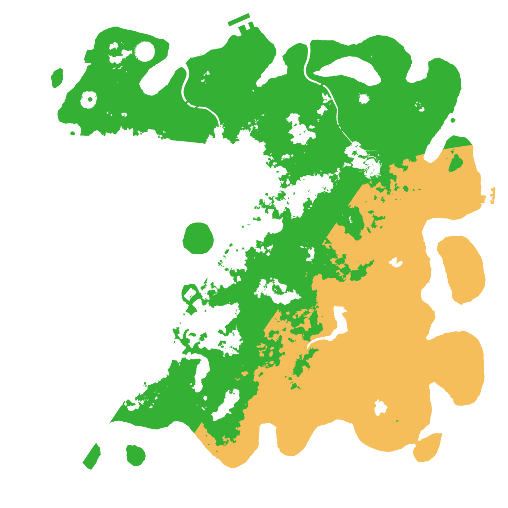 Biome Rust Map: Procedural Map, Size: 4500, Seed: 510290846