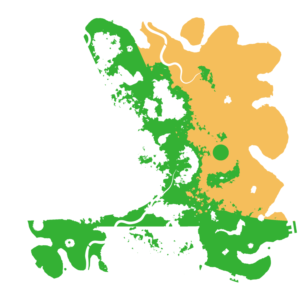 Biome Rust Map: Procedural Map, Size: 5000, Seed: 857481550