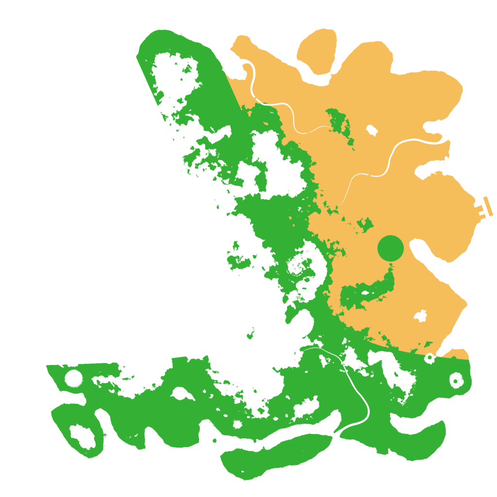 Biome Rust Map: Procedural Map, Size: 5000, Seed: 857481550