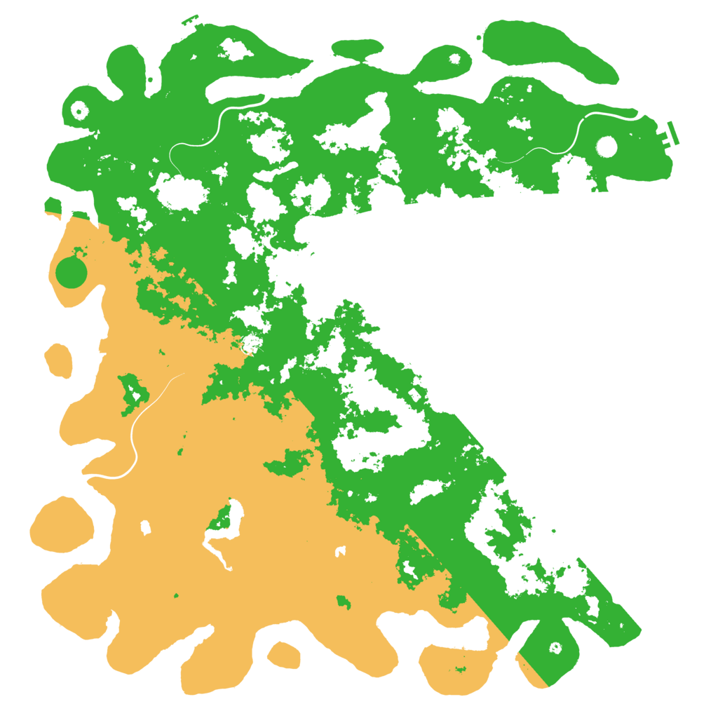Biome Rust Map: Procedural Map, Size: 6000, Seed: 765415169