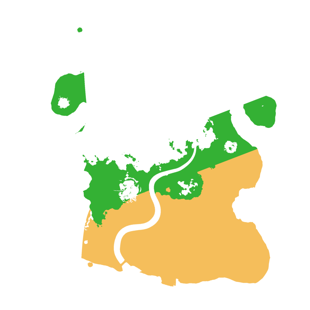 Biome Rust Map: Procedural Map, Size: 2500, Seed: 901225943