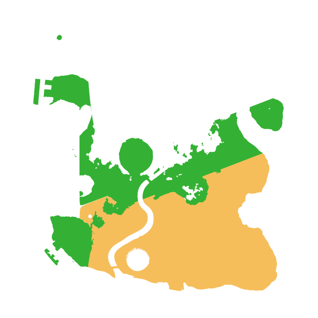 Biome Rust Map: Procedural Map, Size: 2500, Seed: 901225943