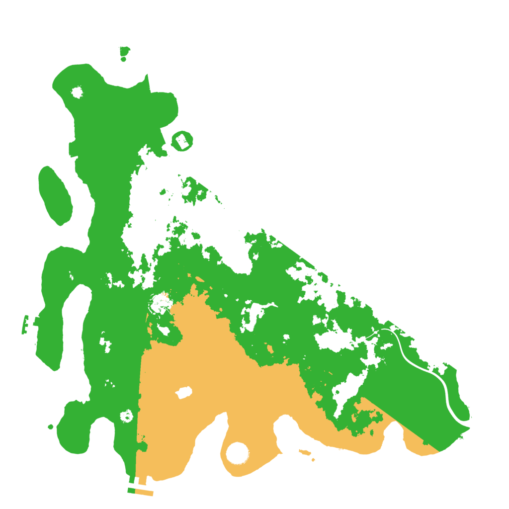 Biome Rust Map: Procedural Map, Size: 4000, Seed: 45641
