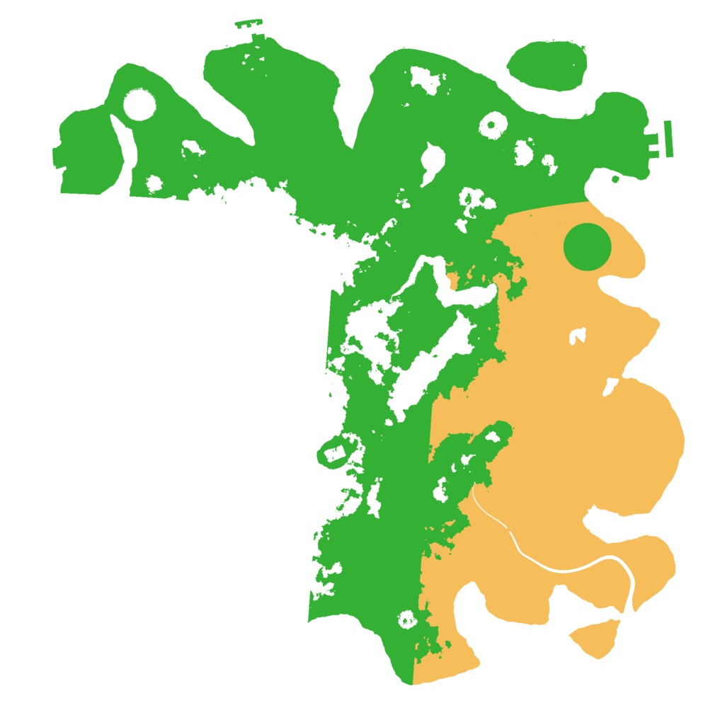 Biome Rust Map: Procedural Map, Size: 4000, Seed: 1891284318