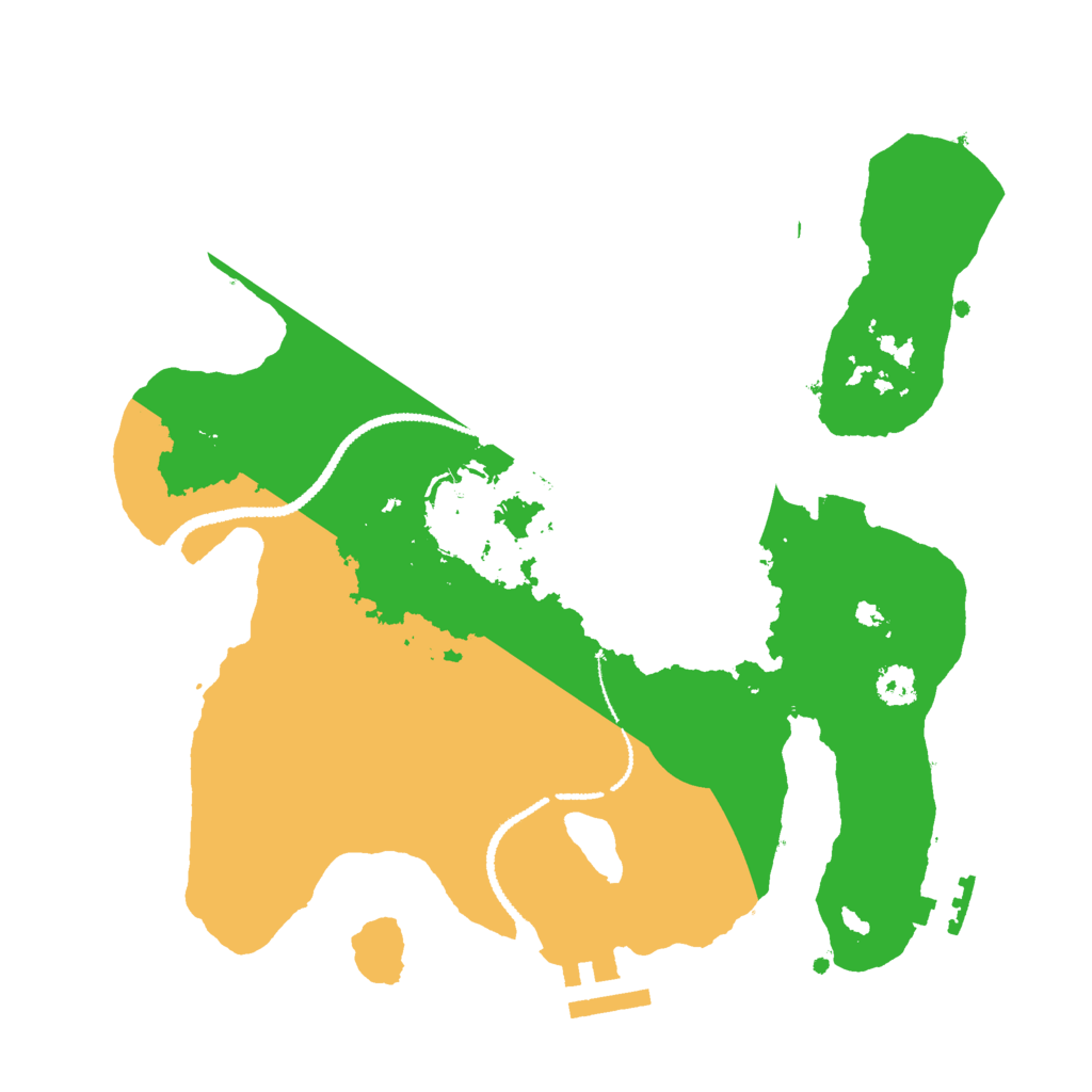 Biome Rust Map: Procedural Map, Size: 2700, Seed: 896766282