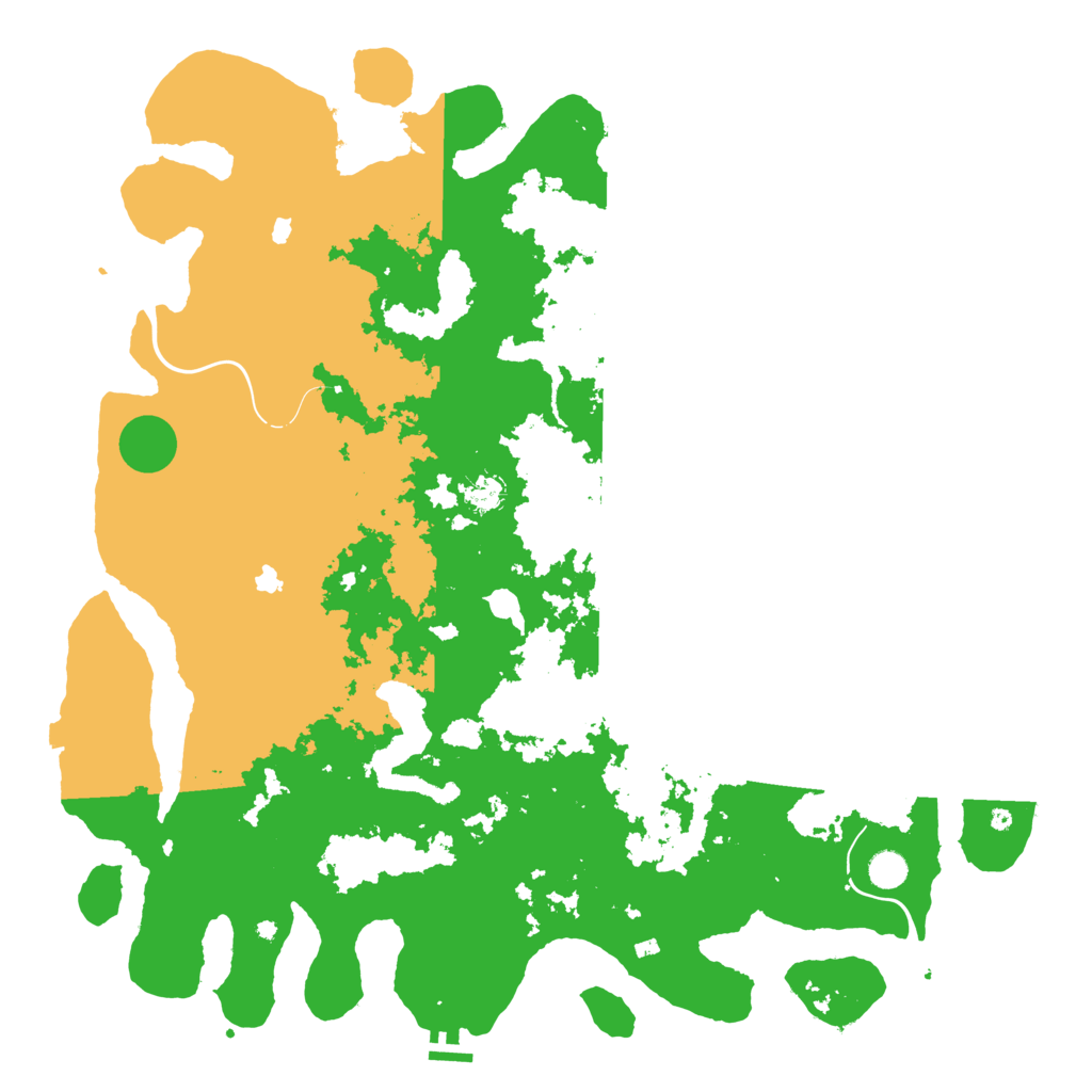 Biome Rust Map: Procedural Map, Size: 5000, Seed: 799289486