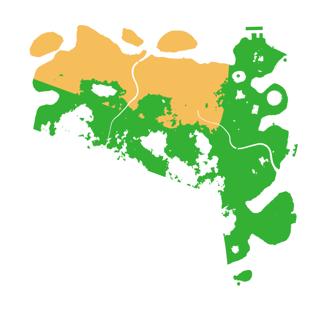 Biome Rust Map: Procedural Map, Size: 3750, Seed: 134430252