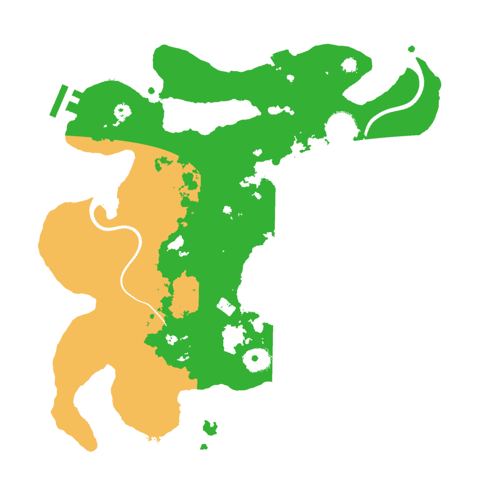 Biome Rust Map: Procedural Map, Size: 3000, Seed: 15626