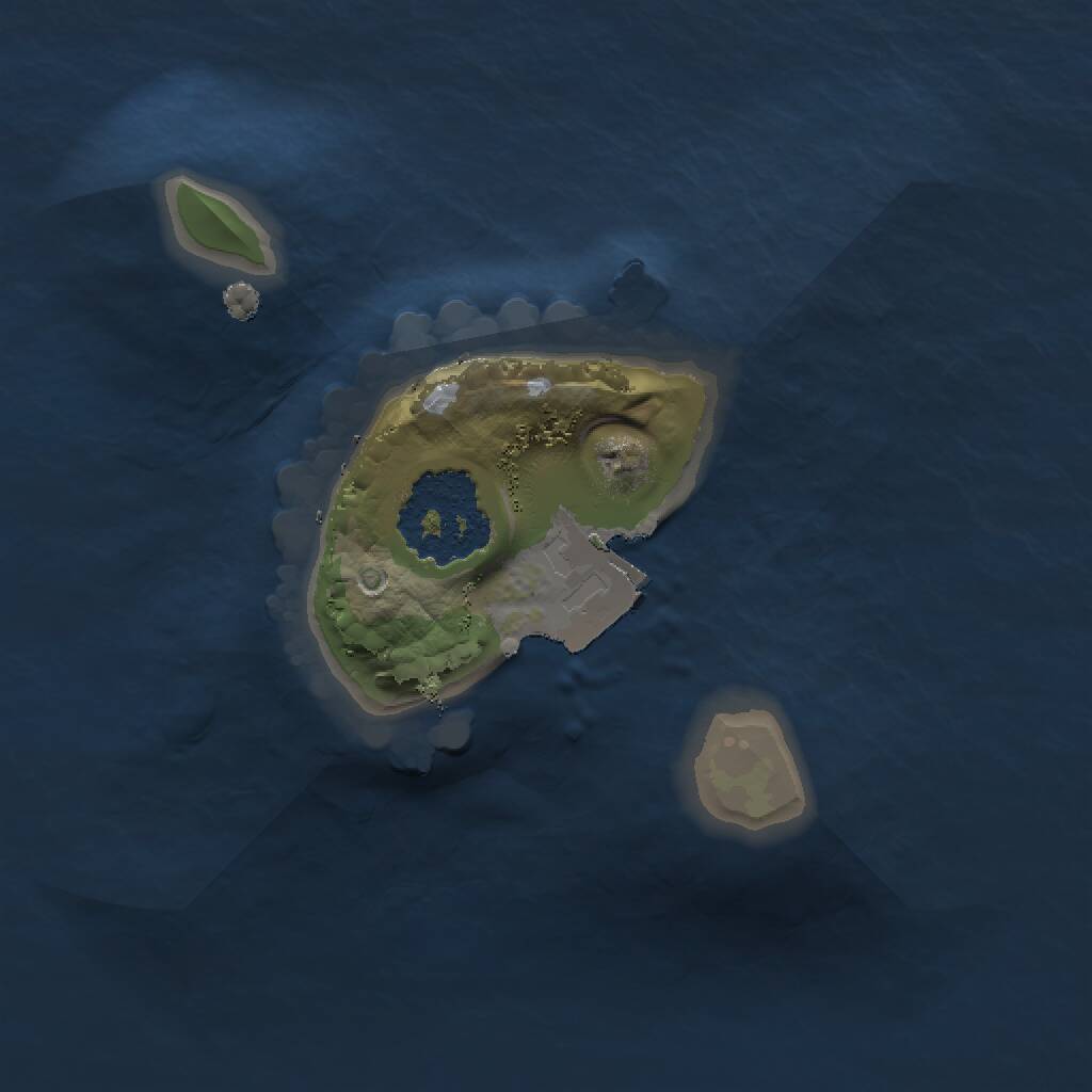 Rust Map: Procedural Map, Size: 1200, Seed: 781765822, 1 Monuments