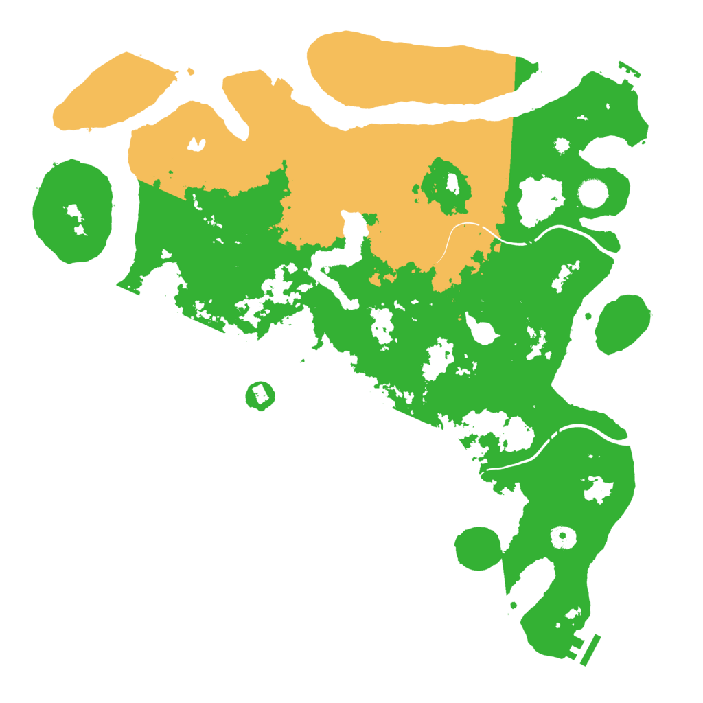 Biome Rust Map: Procedural Map, Size: 4250, Seed: 1153963550