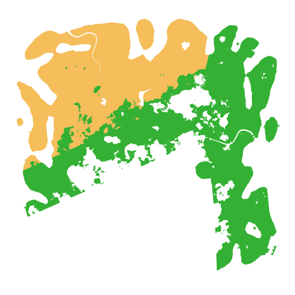 Biome Rust Map: Procedural Map, Size: 4500, Seed: 330287