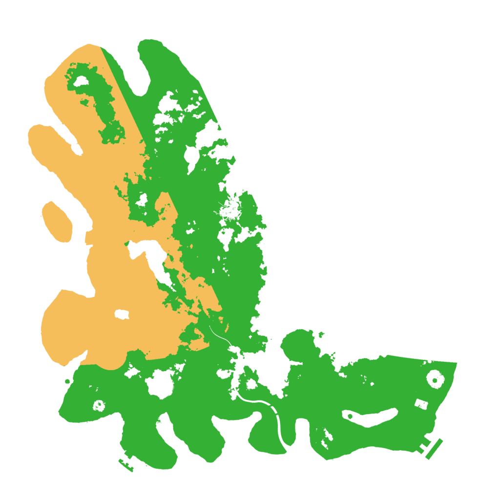 Biome Rust Map: Procedural Map, Size: 4250, Seed: 984719999