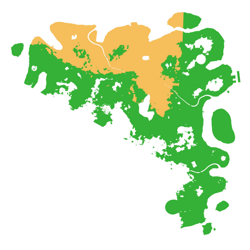 Biome Rust Map: Procedural Map, Size: 4500, Seed: 1643434140