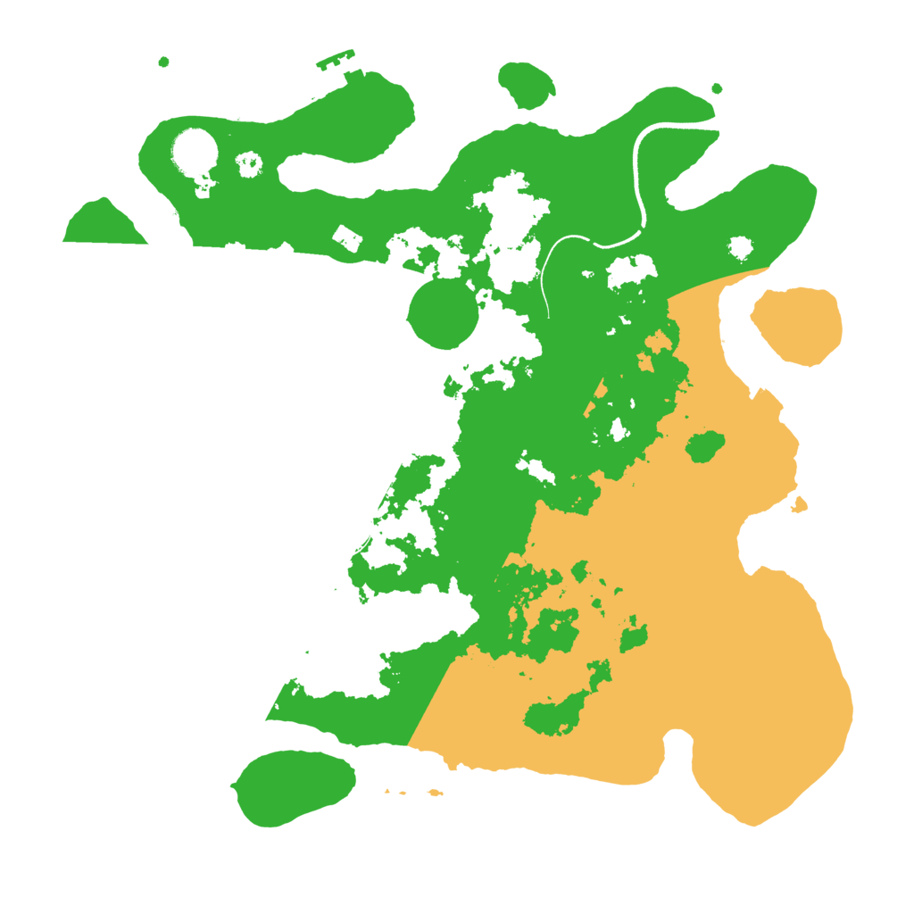 Biome Rust Map: Procedural Map, Size: 3500, Seed: 2132448628