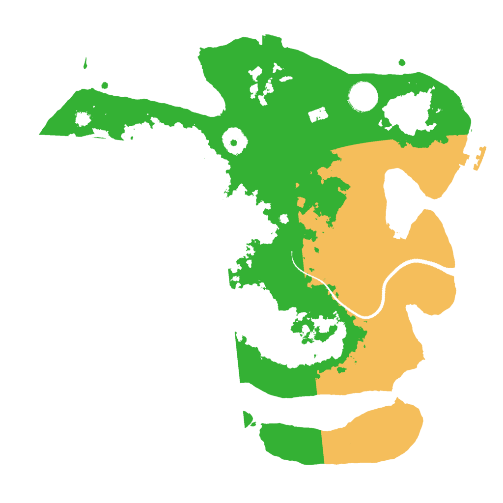 Biome Rust Map: Procedural Map, Size: 3000, Seed: 287620744