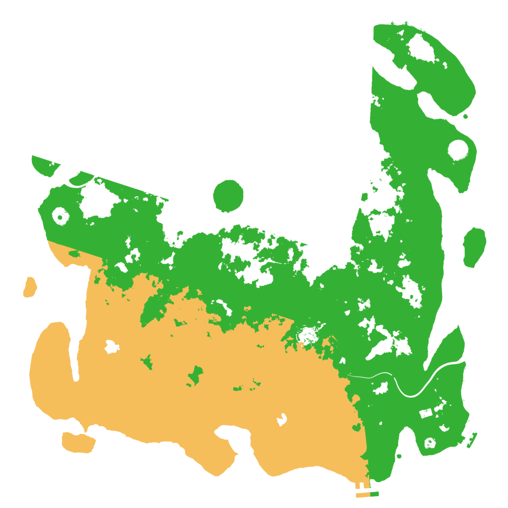 Biome Rust Map: Procedural Map, Size: 4500, Seed: 1176077948