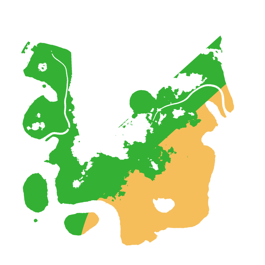 Biome Rust Map: Procedural Map, Size: 3000, Seed: 21938