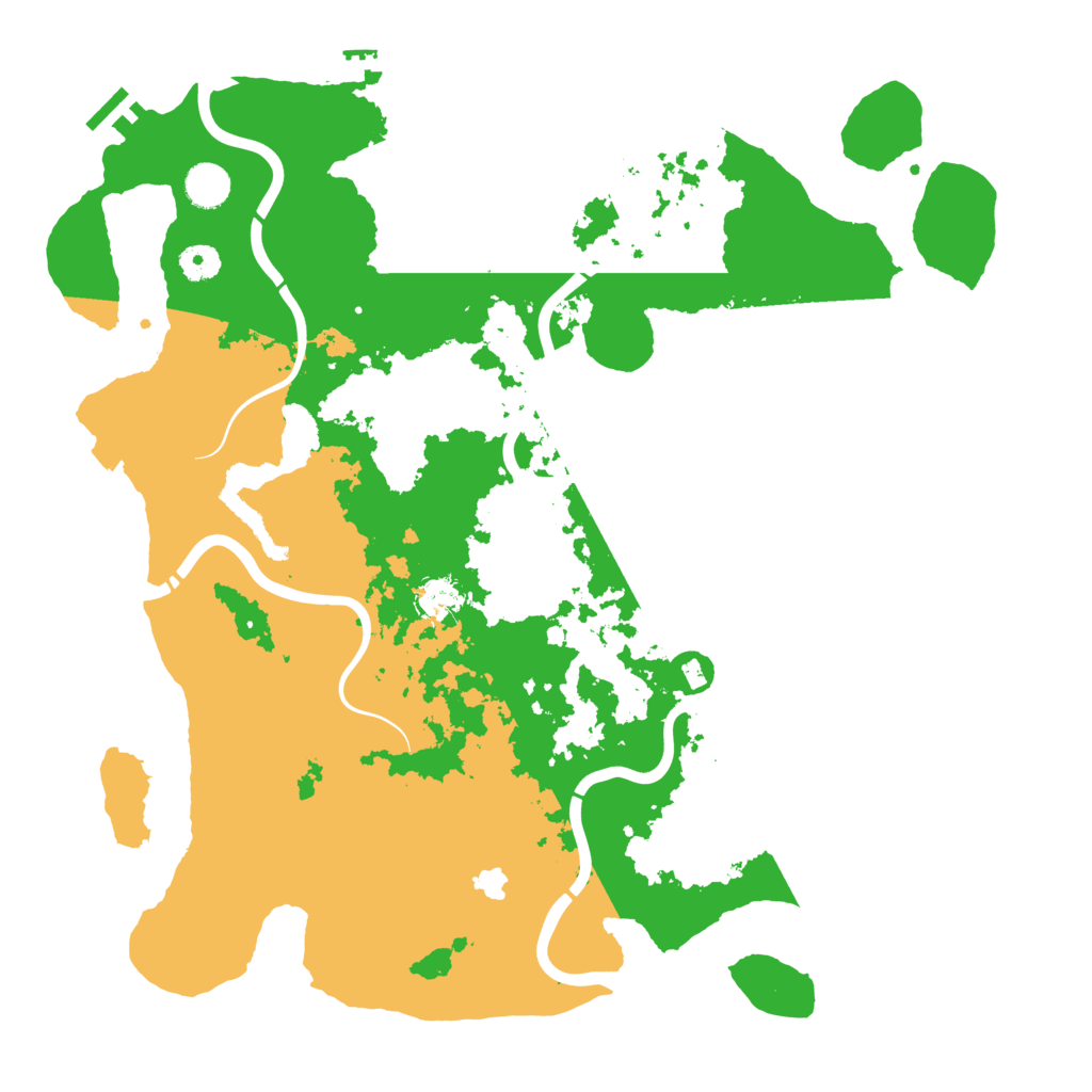 Biome Rust Map: Procedural Map, Size: 4250, Seed: 7060325