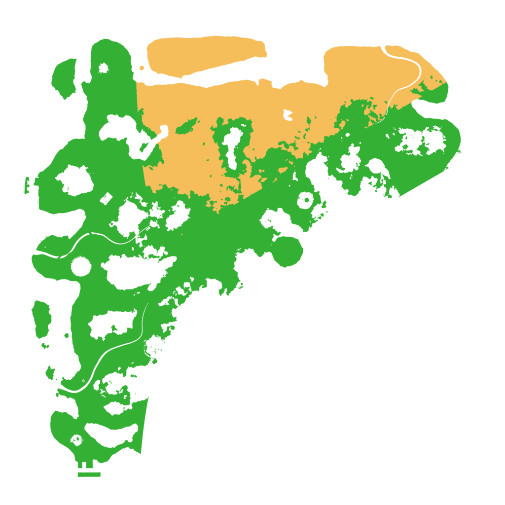Biome Rust Map: Procedural Map, Size: 4500, Seed: 1695589799