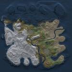 Thumbnail Rust Map: Procedural Map, Size: 3500, Seed: 970992552, 12 Monuments