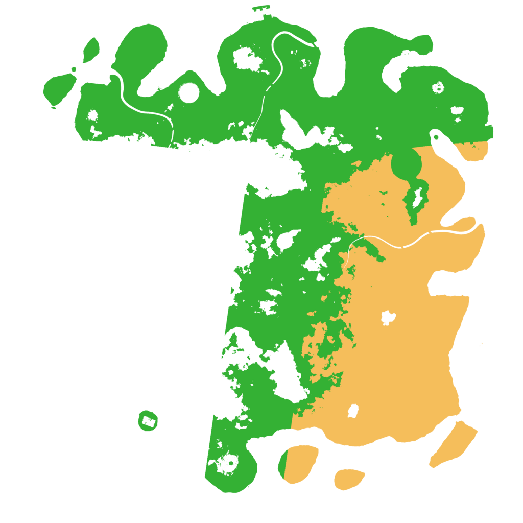 Biome Rust Map: Procedural Map, Size: 4500, Seed: 1456119627