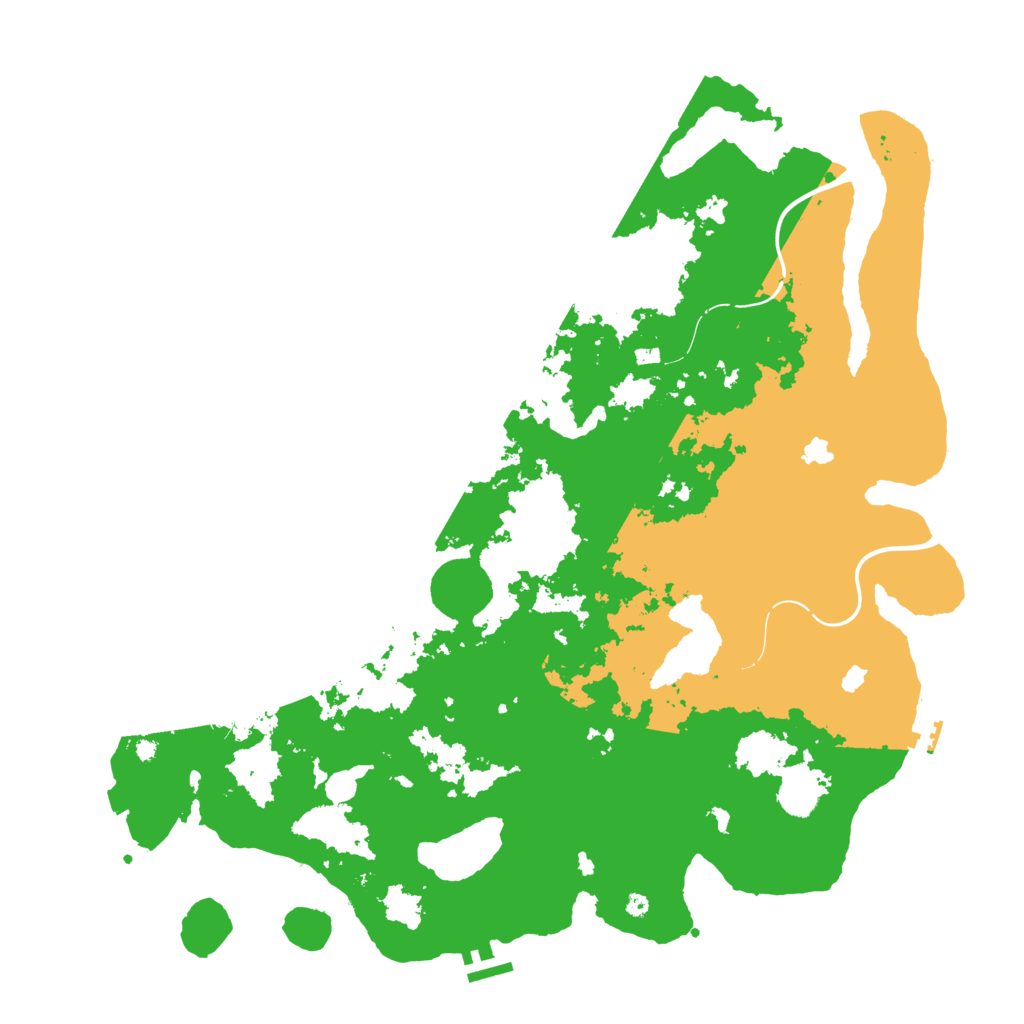 Biome Rust Map: Procedural Map, Size: 4500, Seed: 363716166