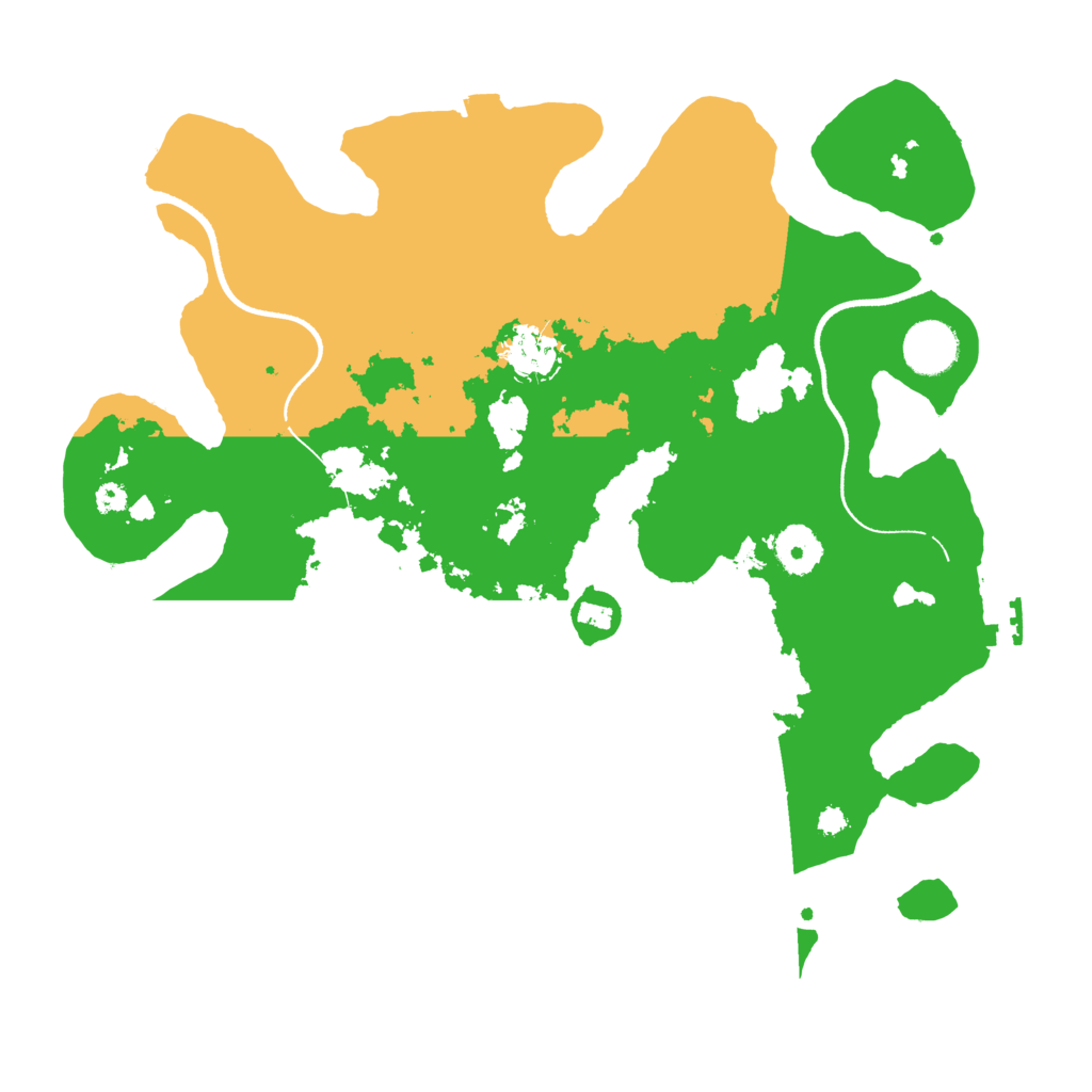 Biome Rust Map: Procedural Map, Size: 3500, Seed: 513308638
