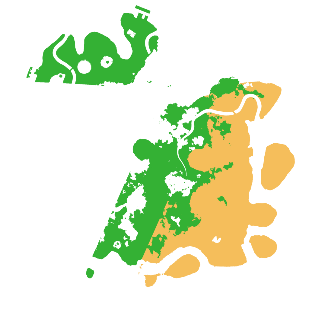 Biome Rust Map: Procedural Map, Size: 4000, Seed: 167437296